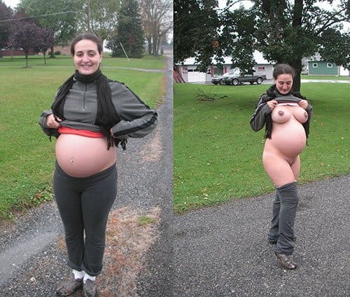 Фото беременных девушек в одежде и без нее 1 фото