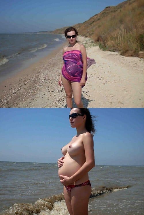 Фото беременных девушек в одежде и без нее 23 фото