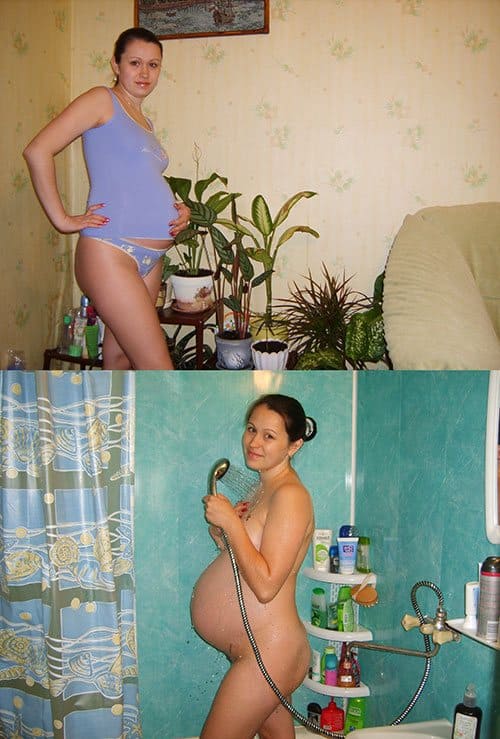 Фото беременных девушек в одежде и без нее 26 фото