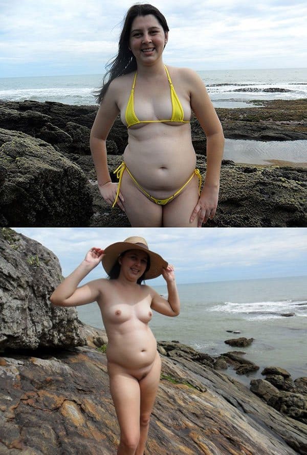 Как выглядят девушки на пляже без купальника 27 фото