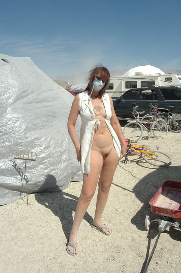 Голые девушки на фестивале Бернинг Мэн / Burning Man 14 фото