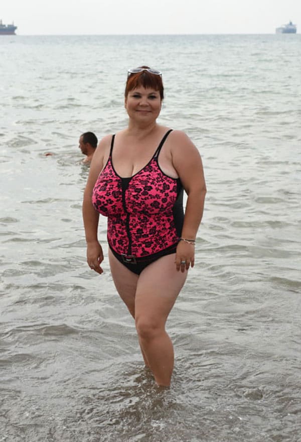 Русские женщины на пляже с большими сиськами 44 фото