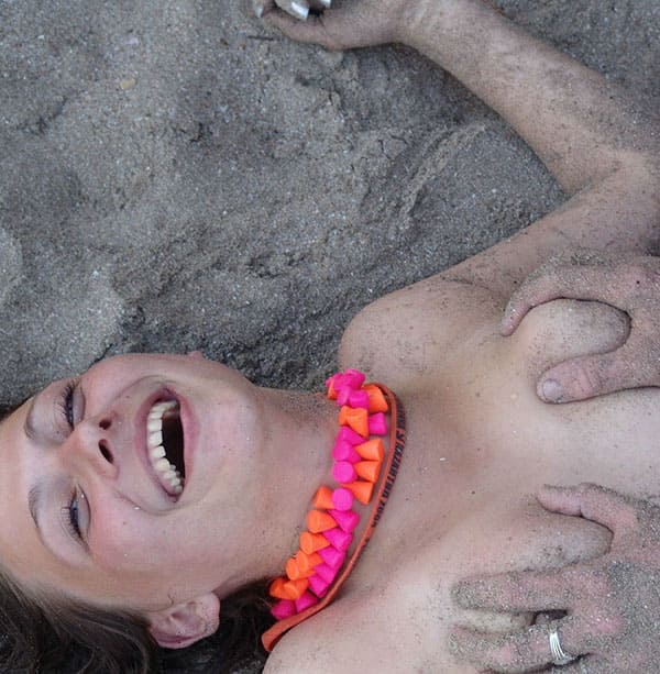 Пьяный секс на пляже Казантипа 12 фото