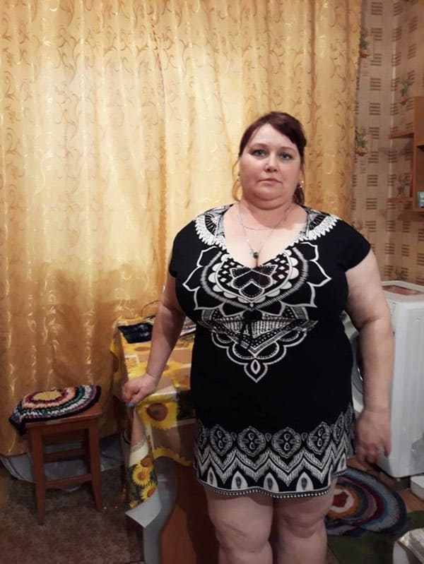 Домашние голые селфи русской толстой женщины 2 фото