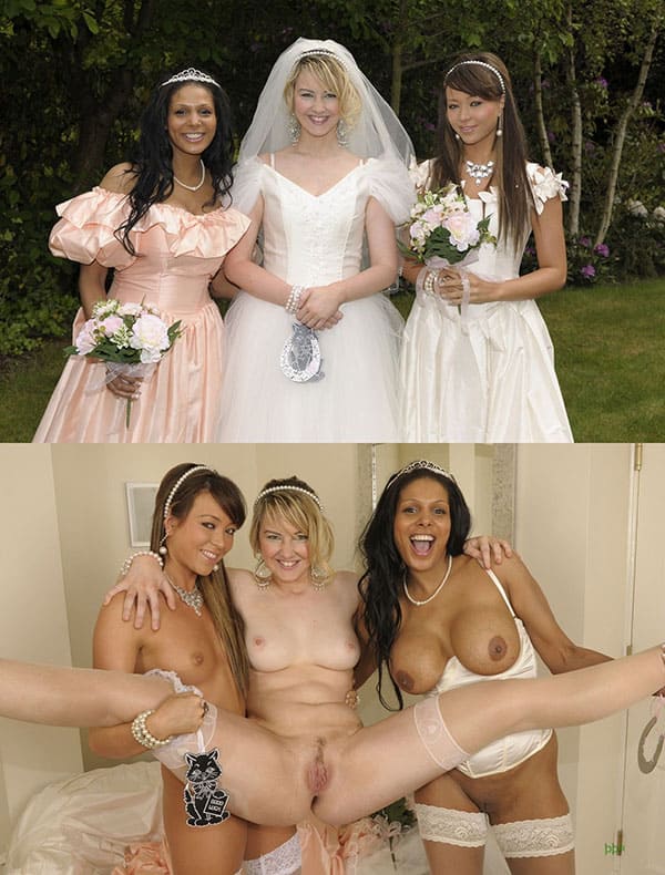Фотографии невест до и после свадьбы голышом 2 фото