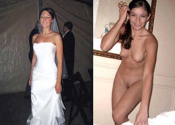 Фотографии невест до и после свадьбы голышом 24 фото