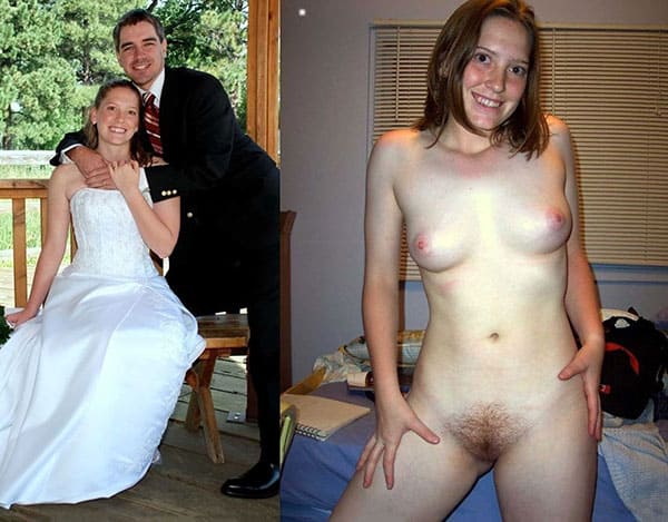Фотографии невест до и после свадьбы голышом 26 фото