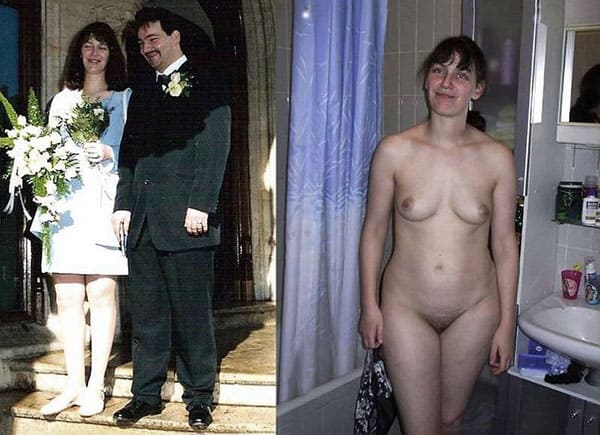 Фотографии невест до и после свадьбы голышом 32 фото