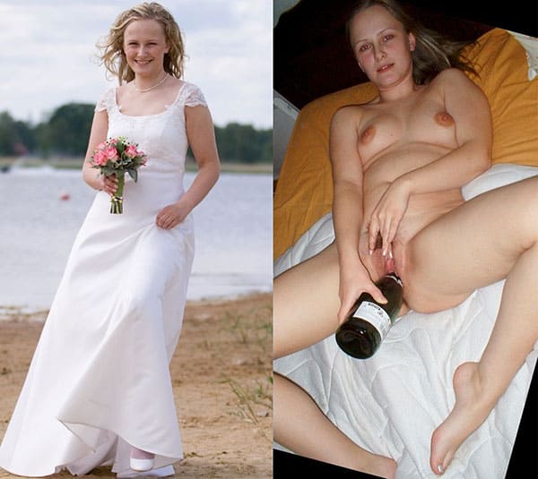 Фотографии невест до и после свадьбы голышом 5 фото