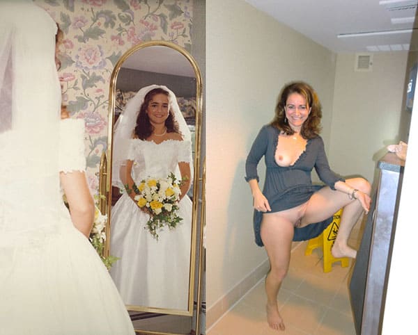 Фотографии невест до и после свадьбы голышом 6 фото