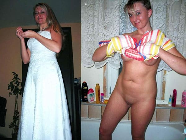 Фотографии невест до и после свадьбы голышом 7 фото