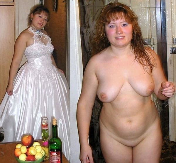 Фотографии невест до и после свадьбы голышом 8 фото